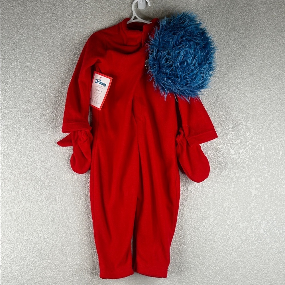 Pottery Barn Kids Dr. Seuss Thing 2 Costume Size 2T-3T Unisex New with tags! - Picture 5 of 11